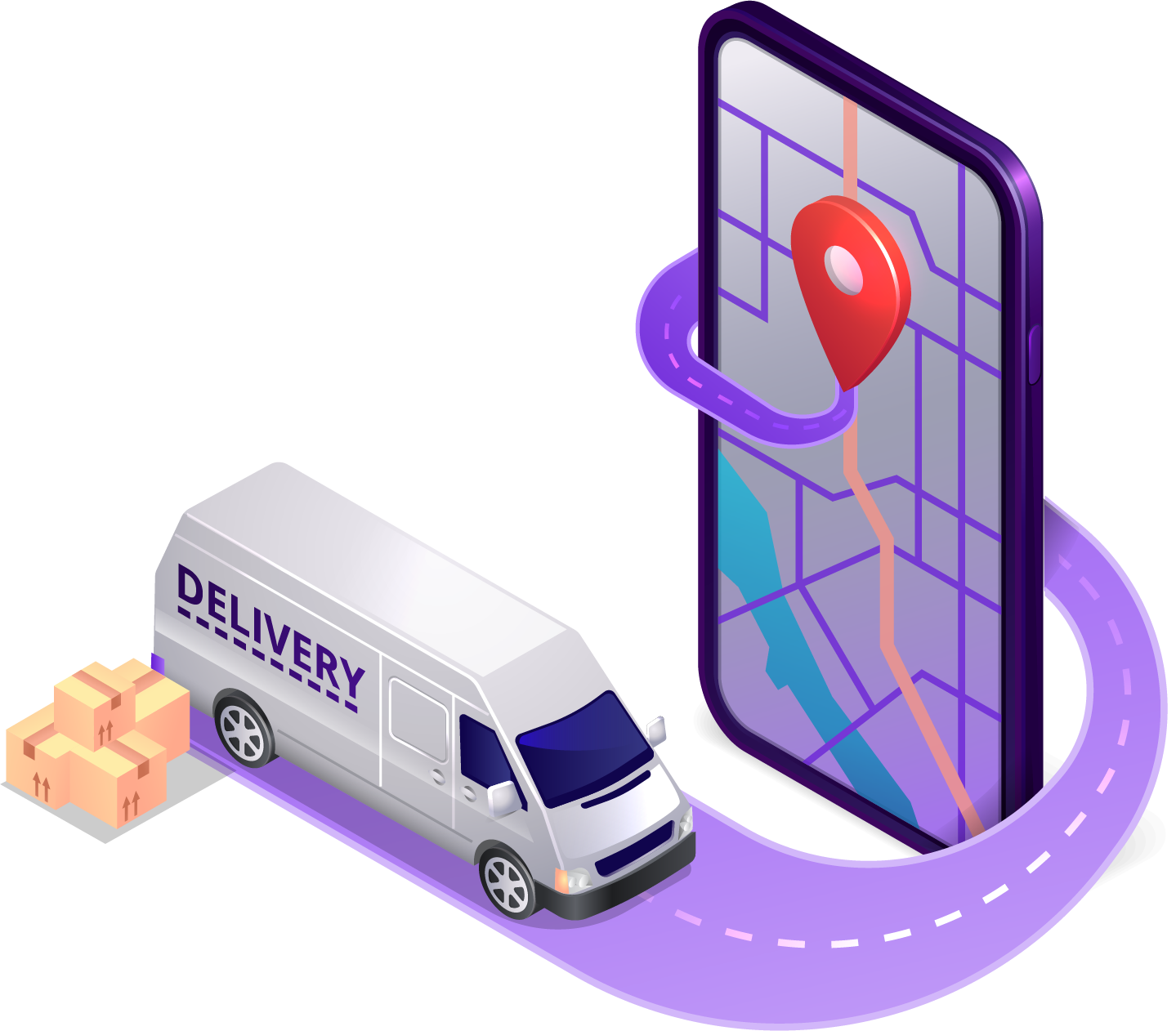 Fast delivery car